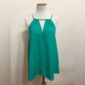 Banana Republic Factory Turquoise Green Tie Back Tank Top Size Medium
